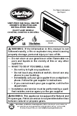 Предварительный просмотр 1 страницы Cedar Ridge CH10TBU Owner'S Operation And Installation Manual