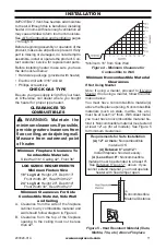 Preview for 11 page of Cedar Ridge CRHLD18TB Owner'S Operation And Installation Manual