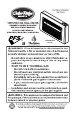 Cedar Ridge MD10TBU Owner'S Operation And Installation Manual предпросмотр