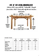 Cedar Shed Kalamalka Manual preview