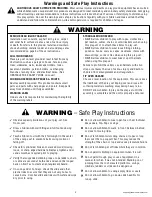 Preview for 2 page of Cedar Summit F23135 Installation And Operating Instructions Manual