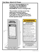 Preview for 89 page of Cedar Summit F23135 Installation And Operating Instructions Manual