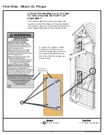 Предварительный просмотр 108 страницы Cedar Summit F25650 Installation And Operating Instructions Manual