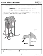 Предварительный просмотр 53 страницы Cedar Summit Forest Hill Retreat Play System F23180 Installation And Operating Instructions Manual