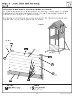 Предварительный просмотр 54 страницы Cedar Summit Forest Hill Retreat Play System F23180 Installation And Operating Instructions Manual