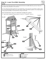 Предварительный просмотр 57 страницы Cedar Summit Forest Hill Retreat Play System F23180 Installation And Operating Instructions Manual