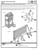 Предварительный просмотр 61 страницы Cedar Summit Forest Hill Retreat Play System F23180 Installation And Operating Instructions Manual