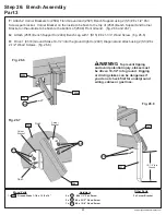 Предварительный просмотр 62 страницы Cedar Summit Forest Hill Retreat Play System F23180 Installation And Operating Instructions Manual