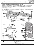 Предварительный просмотр 63 страницы Cedar Summit Forest Hill Retreat Play System F23180 Installation And Operating Instructions Manual