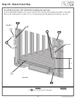 Предварительный просмотр 64 страницы Cedar Summit Forest Hill Retreat Play System F23180 Installation And Operating Instructions Manual