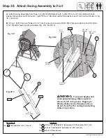 Предварительный просмотр 66 страницы Cedar Summit Forest Hill Retreat Play System F23180 Installation And Operating Instructions Manual