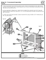 Предварительный просмотр 72 страницы Cedar Summit Forest Hill Retreat Play System F23180 Installation And Operating Instructions Manual