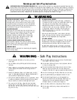 Preview for 2 page of Cedar Summit Paramount F25040 Installation And Operating Instructions Manual