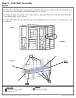 Предварительный просмотр 23 страницы Cedar Summit STONEYCREEK CEDAR PLAYHOUSE P280090 Installation And Operating Instructions Manual