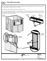 Предварительный просмотр 24 страницы Cedar Summit STONEYCREEK CEDAR PLAYHOUSE P280090 Installation And Operating Instructions Manual