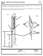 Предварительный просмотр 25 страницы Cedar Summit STONEYCREEK CEDAR PLAYHOUSE P280090 Installation And Operating Instructions Manual