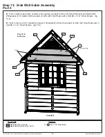 Предварительный просмотр 44 страницы Cedar Summit STONEYCREEK CEDAR PLAYHOUSE P280090 Installation And Operating Instructions Manual