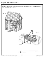 Предварительный просмотр 46 страницы Cedar Summit STONEYCREEK CEDAR PLAYHOUSE P280090 Installation And Operating Instructions Manual