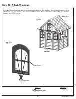 Предварительный просмотр 39 страницы Cedar Summit STORYBROOKE PLAYHOUSE P280070 Installation And Operating Instructions Manual