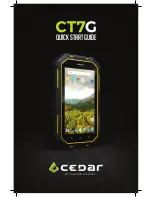 Cedar CT7G Quick Start Manual предпросмотр