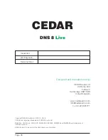 Предварительный просмотр 28 страницы Cedar dns 8 live Owner'S Manual