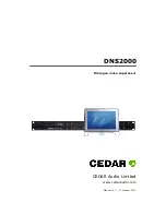 Cedar dns2000 Manual предпросмотр