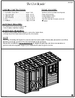 Preview for 2 page of Cedarshed Bayside B124DD Manual