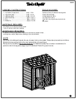 Preview for 2 page of Cedarshed Bayside B84DD Manual