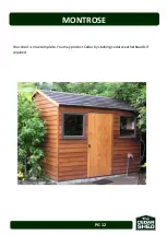 Preview for 13 page of Cedarshed Montrose Shingle Roof Instructions Manual