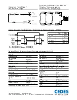 Preview for 2 page of Cedes ELS 263 Quick Manual