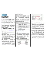 Cedes Mini-32-NA-TKE Quick Start Manual предпросмотр