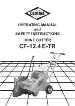 Preview for 1 page of Cedima CF-12.4 E-TR Operating Manual And Safety Instructions