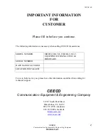 Preview for 2 page of CEECO BLC-501-F Service Manual