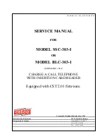 Preview for 1 page of CEECO Charge-A-Call BLC-303-1 Service Manual