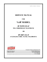 Предварительный просмотр 1 страницы CEECO IP-SSP-311-F Service Manual