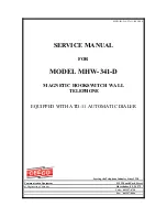 Предварительный просмотр 1 страницы CEECO MHW-341-D Service Manual