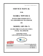 CEECO SSP-510-X Service Manual предпросмотр