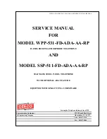 CEECO SSP-511-FD-ADA-AA-RP Service Manual preview