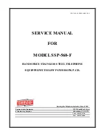 CEECO SSP-560-F Service Manual preview