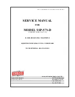 Preview for 1 page of CEECO SSP-571-D Service Manual