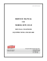 Предварительный просмотр 1 страницы CEECO SSW-321-D Service Manual