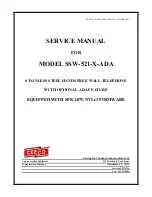 Preview for 1 page of CEECO SSW-521-X-ADA Service Manual