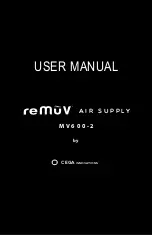 CEGA Remuv MV600-2 User Manual preview