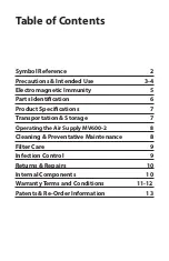 Preview for 3 page of CEGA Remuv MV600-2 User Manual