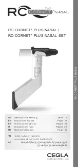 Preview for 1 page of Cegla RC-CORNET PLUS NASAL Instructions For Use Manual