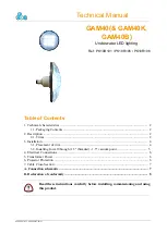 Preview for 1 page of CEI GAM40 Technical Manual