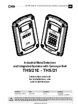 Preview for 1 page of Ceia THS/21 Instruction Manual For Installation, Use And Maintenance