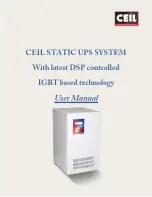 Ceil Static UPS System User Manual preview