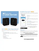 Предварительный просмотр 1 страницы CEL-FI DUO+ Quick Start Manual