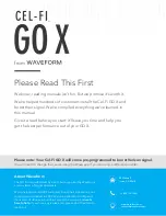 Preview for 1 page of CEL-FI GO X Instruction Manual